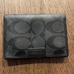 Coach men’s card wallet